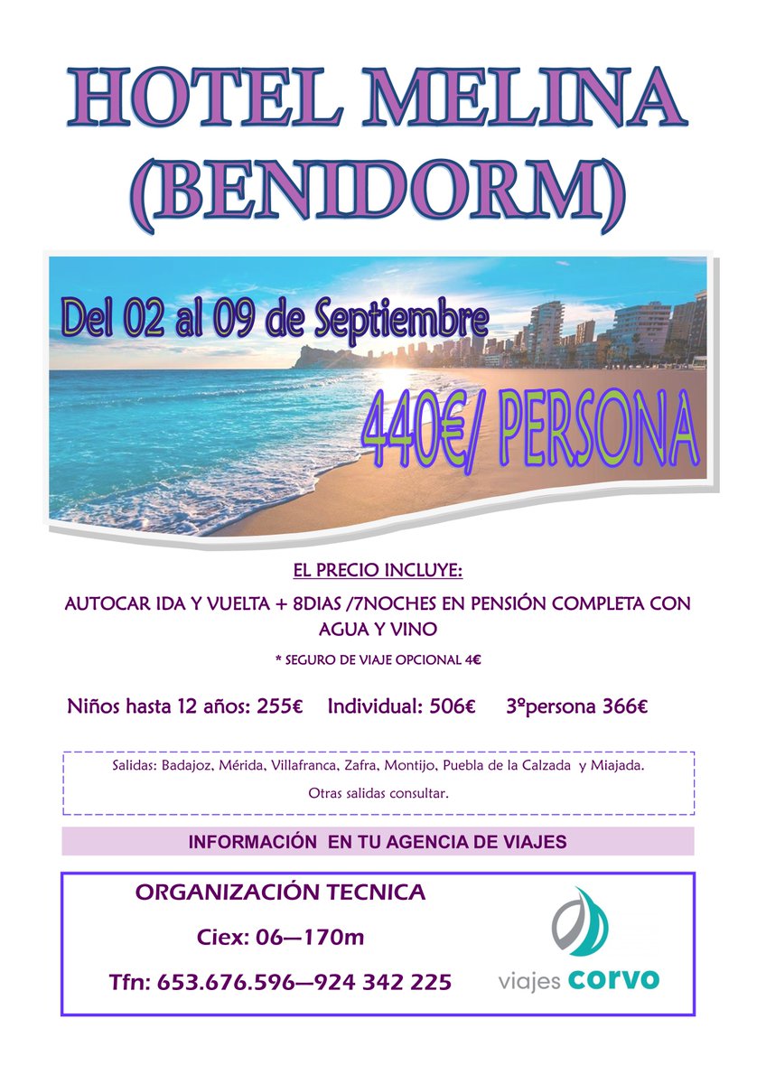 #OpieGraphicAnuncia con CORVO VIAJES no te quedes en casa #Viajar #Viajes #Verano #Sol #Playa #Verano2017 #Turismo #vacaciones