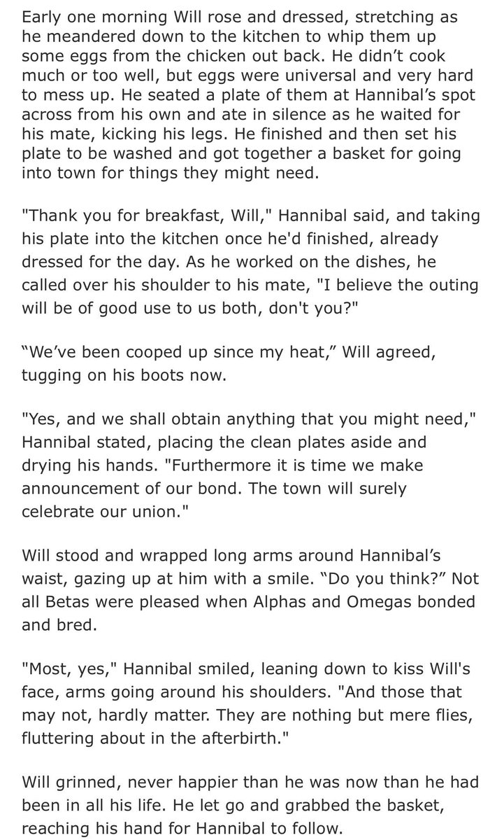 AchillesLament's tweet photo. "Beautiful Mine" Ch.7 https://t.co/BJCTTd0CX3 #YoungOmegaWill #CountAlphaHannibal #Chiyoh #ApocalypseAU #hannigramfanfic w/@DestinyAwakened https://t.co/OiDyk1doUa