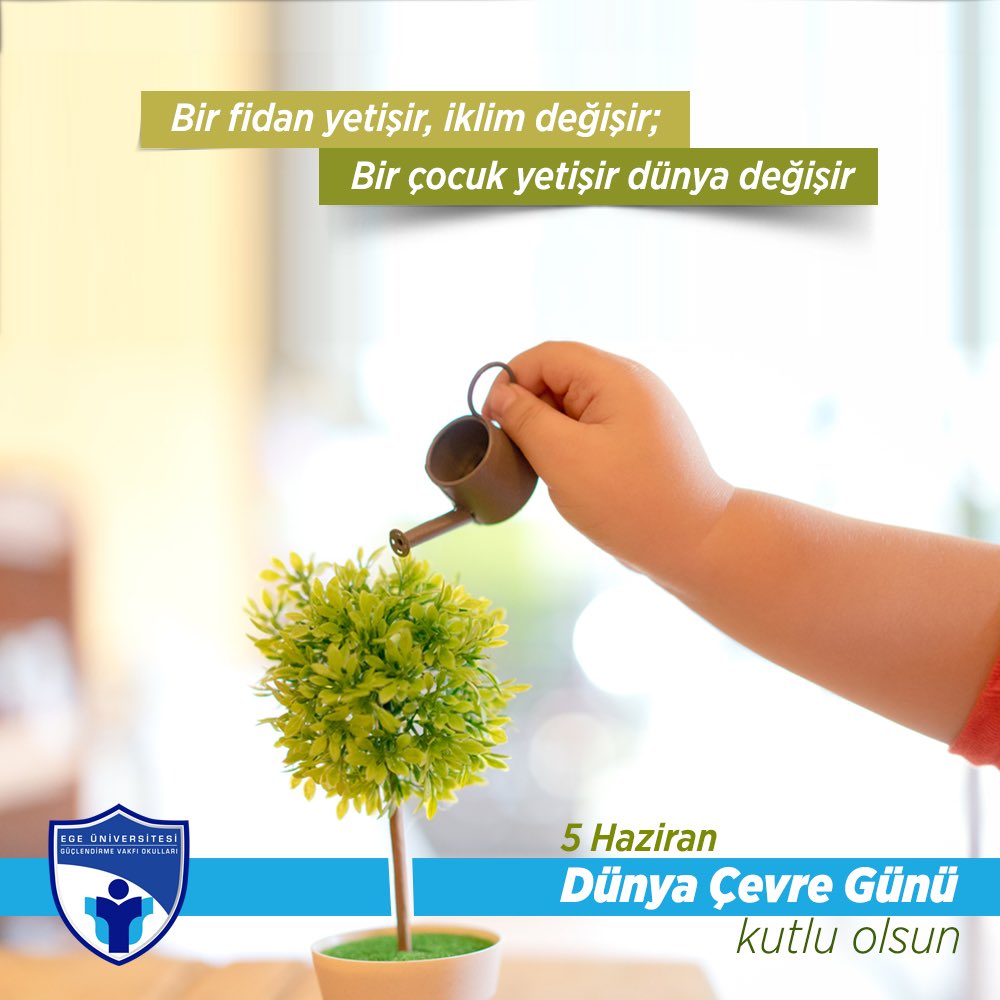 5 Haziran Dünya Çevre Günü Kutlu Olsun! 🌲🌎🌳 #dünyaçevregünü #egegvo