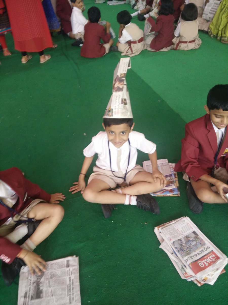 ValEdInitiative's tweet photo. Celebrating UN World Environment Day with our Bag Factory run by 6-10 yr olds at Sarvodaya, Bangalore #connectwithnature #with nature https://t.co/b8IQURom7Q