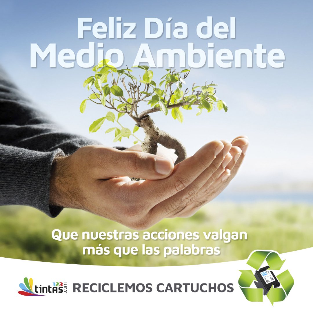 123Tintas's tweet photo. Feliz #DíaMundialDelMedioambiente tus acciones valen más que las palabras; Comparte los puntos de reciclaje https://t.co/8vbaDNZ70x https://t.co/mNNfCIwb7B