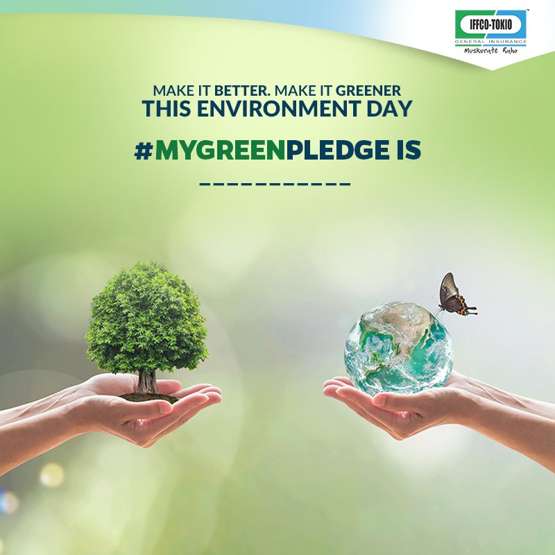#Contest #ContestAlert 
This #WorldEnvironmentDay, make a pledge for a greener tomorrow. Share your #GreenPledge & #win Exciting prizes.