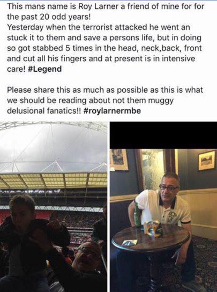 CandyHazelden's tweet photo. @MillwallFC #millwallfan #stooduptoscum #savedalife please show Roy some love 💙#RL https://t.co/tciGrUy91D