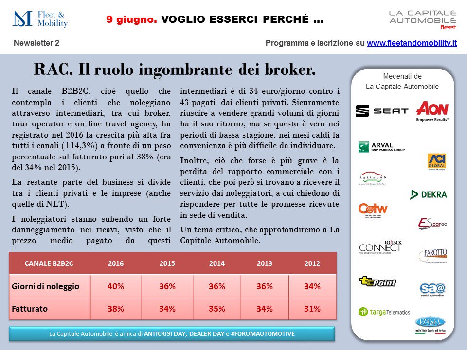 Per partecipare all'evento - > fleetandmobility.it/eventi/la-capi…