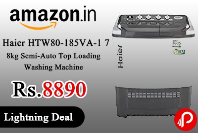 paisebachaoPBI's tweet image. Haier HTW80-185VA-1 7.8kg Semi-Auto #TopLoading #WashingMachine @ Rs.8890 – @amazonIN 

#LightningDeal @IndiaHaier 

goo.gl/ho1iCv