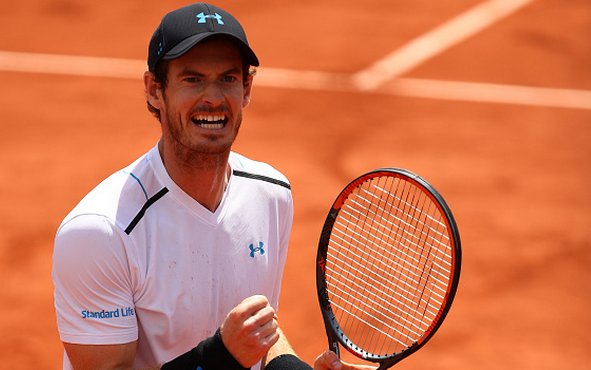 BBCSport's tweet photo. Andy Murray produced a clinical performance to reach a seventh #FrenchOpen quarter-final. 

Full story ➡️ https://t.co/mgu4oOlTz1 #RG17 https://t.co/STp68qSfi9