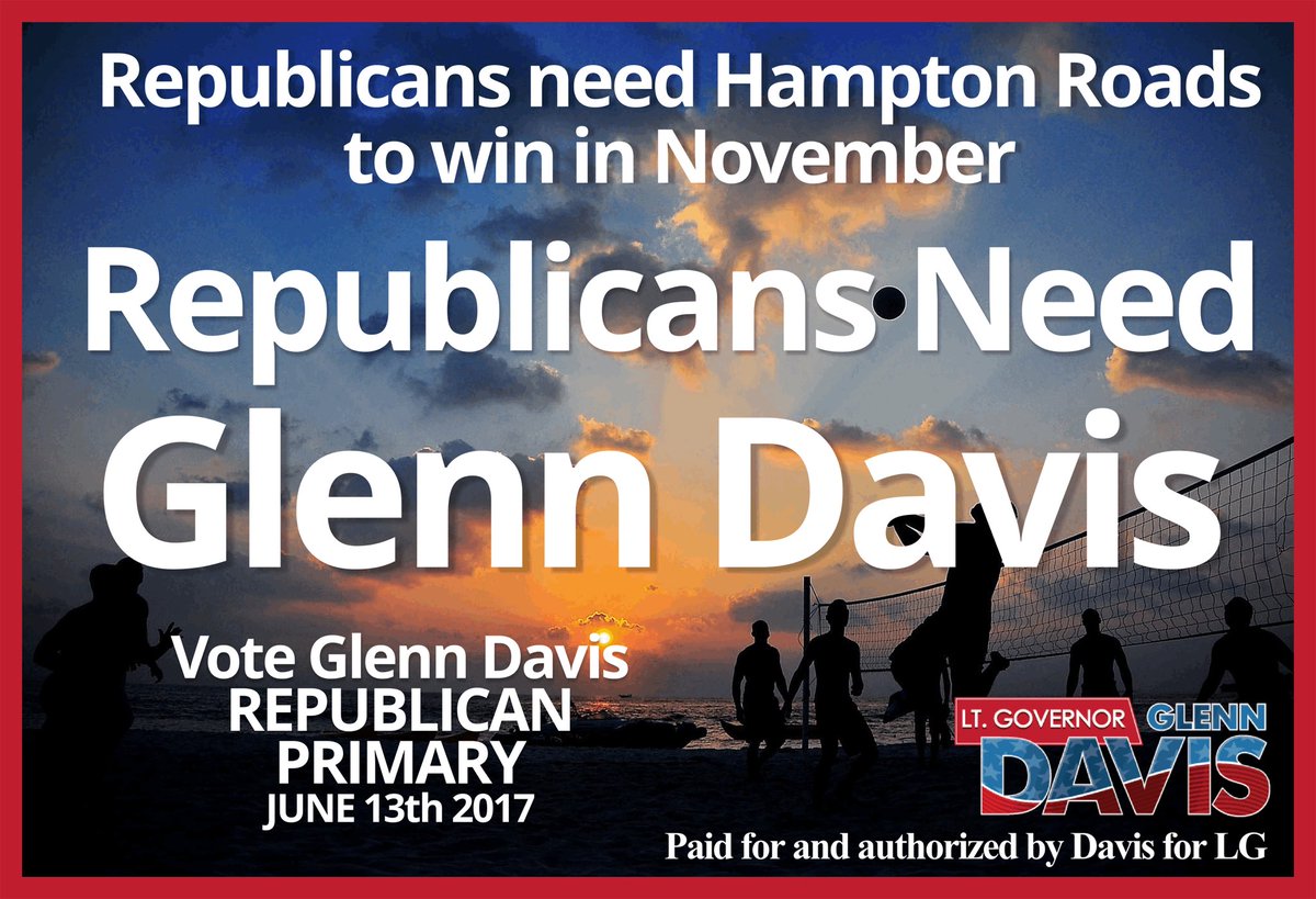 I hope to earn your vote on June 13th!