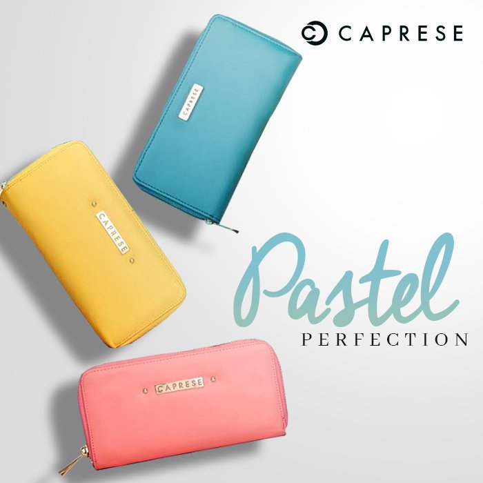 CapreseGirl's tweet photo. Spruce up your spring wardrobe with pastel coloured wallets from Caprese. #PastelWallets #CapreseBags
Buy here : https://t.co/DXYr43WAti https://t.co/OsCEsuS3HR