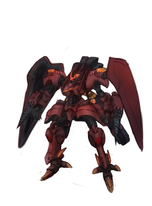 【GM社広報部】
穿空(せんくう)
レイスレッド専用強襲型是空改。
光学迷彩、オオマガトキ・ジャマ-を標準装備。両腕ブレードをオミットし穿孔ドリル、大型バス-カ、シールドを追加。重量増加による機動性低下を解決するための背中の追加ブースター、さらにプロペラントタンクを増設。 