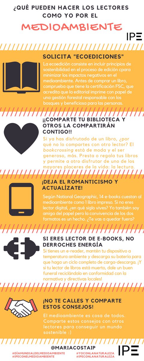 mariacostaIP's tweet photo. Que podes facer ti coma lector polo medio ambiente? @ipeditorial @EditoresGalegos #ipeconlanaturaleza https://t.co/HiucFooxYt