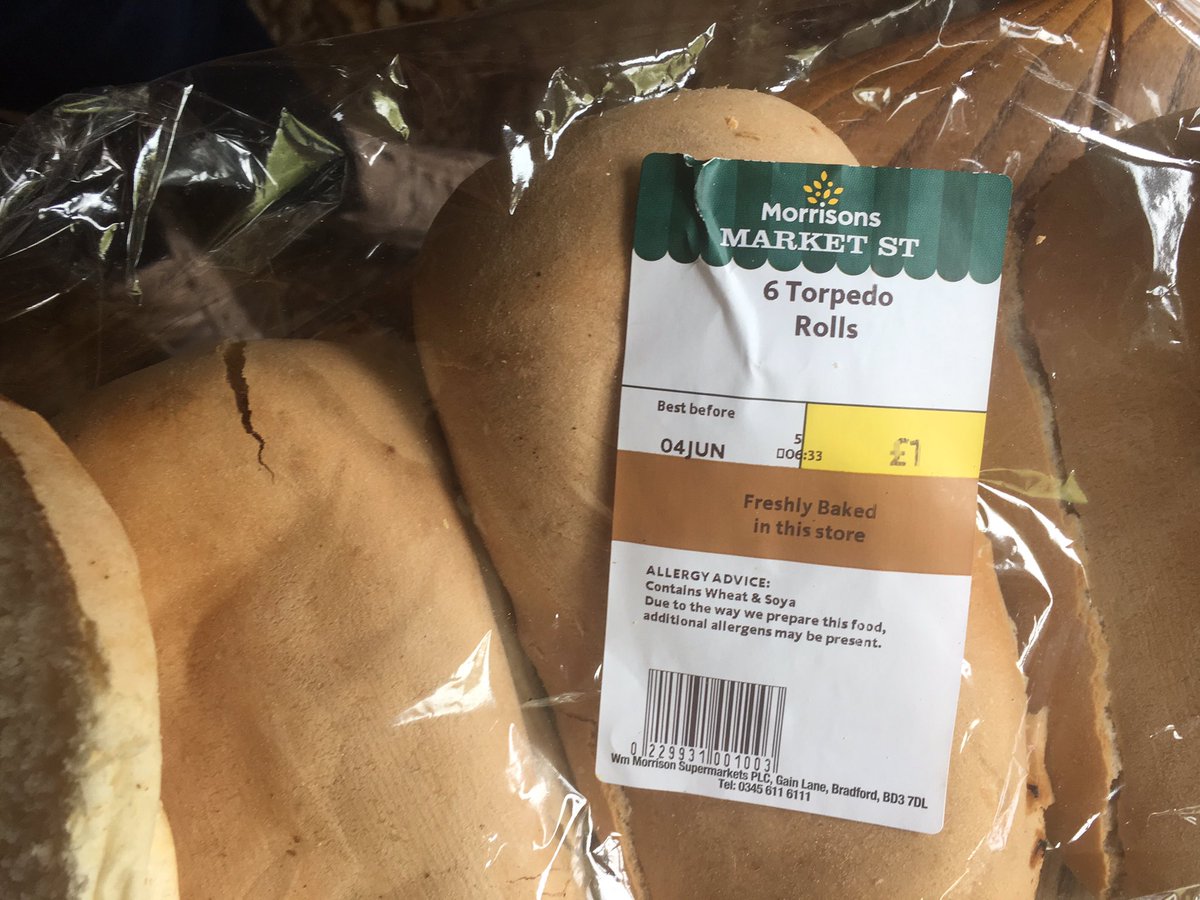 createslindsay's tweet image. Mmmm torpedo rolls from @Morrisons look more like they've been torpedoed! Where is the dough? Utterly atrocious baking! #salefail