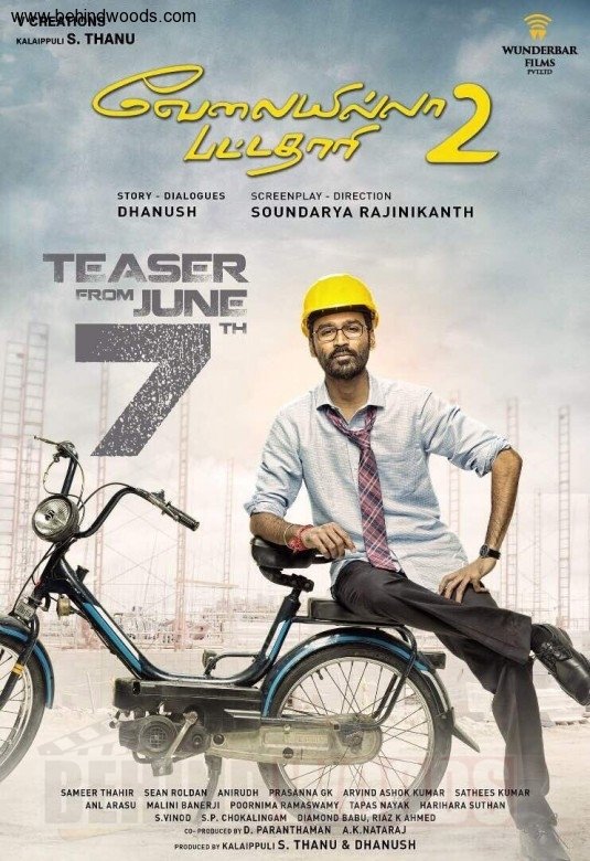 gopigudavalli2's tweet photo. #VIP2NewPoster @dhanushkraja @KajolAtUN @Amala_ams #teaserfromjune7th https://t.co/08WvxheAXi
