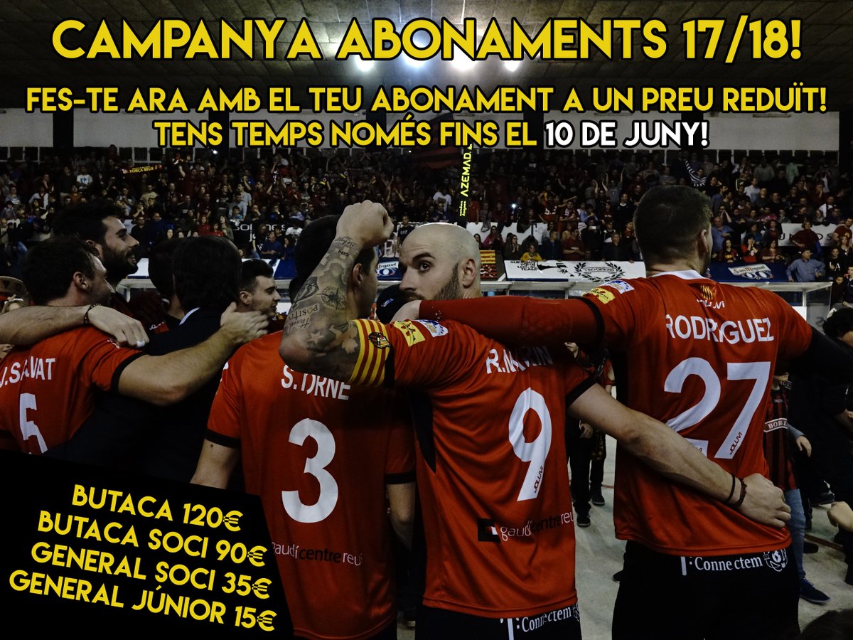 ReusDeportiu's tweet photo. #OKLliga | Última setmana per aconseguir el teu abonament a preu reduït! https://t.co/YzBh7U5m7f