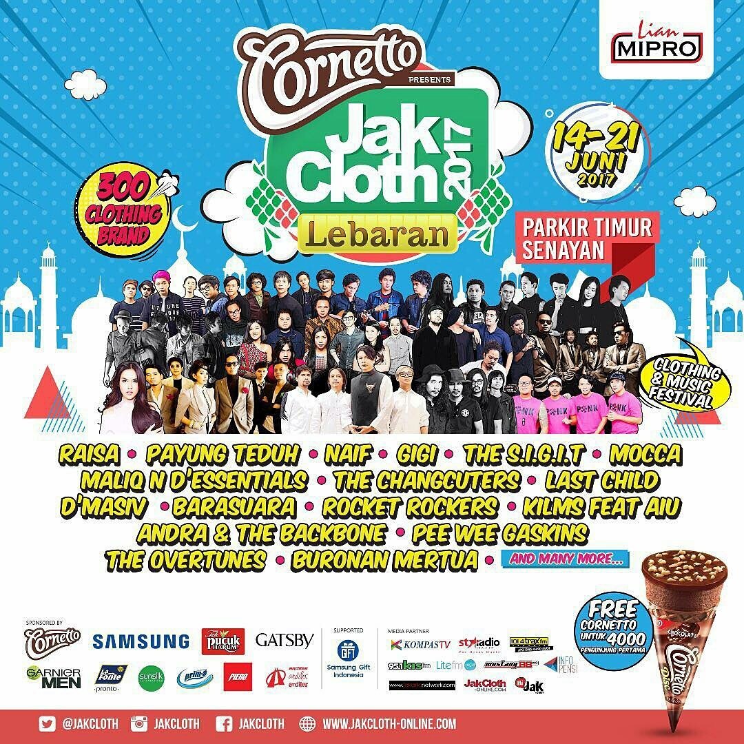 #infopensi Get ready for <a href="/JakCloth/">JakCloth</a> Lebaran 2017 

At Parkir Timur Senayan,  Jakarta