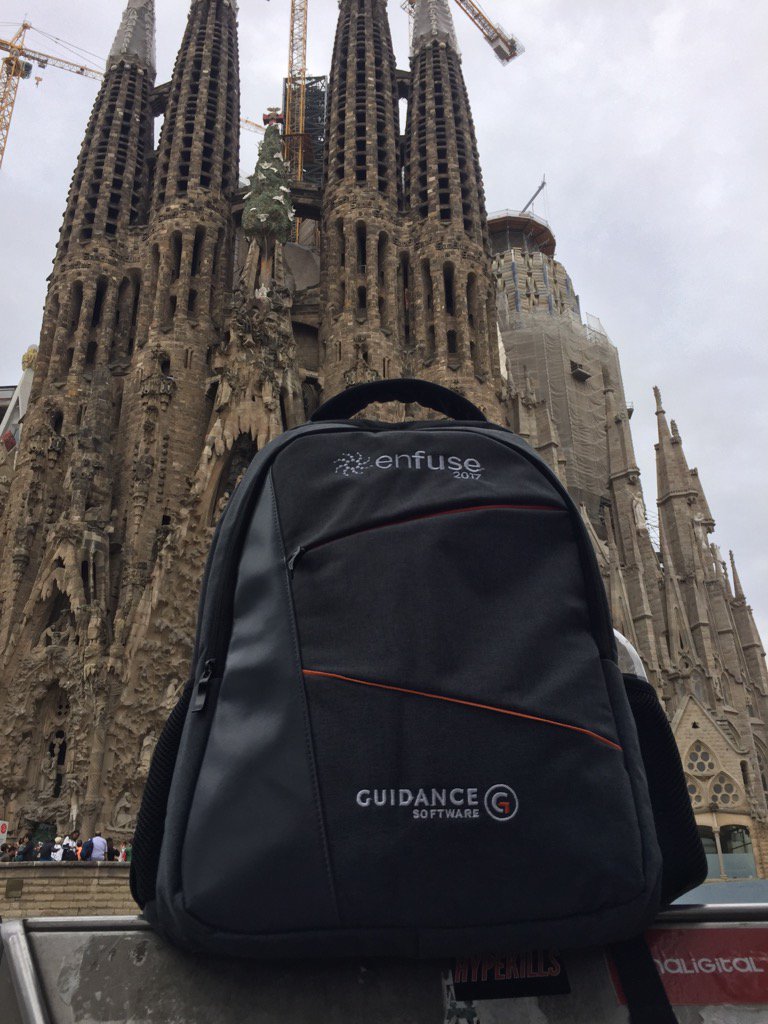 stegregory's tweet photo. The EnFuse bag starts its travels but where am I ? #EnfuseCon17 #EnCase #Tableau https://t.co/5xgfxKhF04