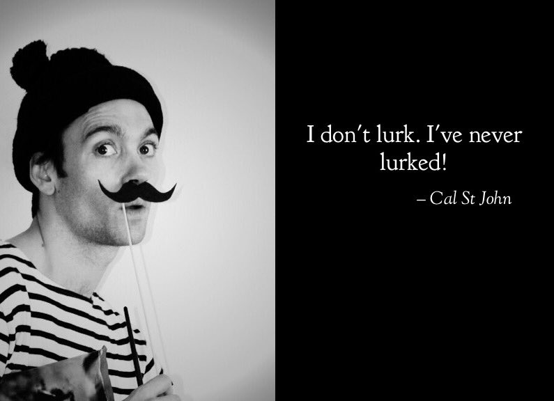 Debut art show for Cal St John. Too cool for the lurk apparently 🙄 #hipsterspantomime #moremanet #courtyardtheatre #theatre #play #acting