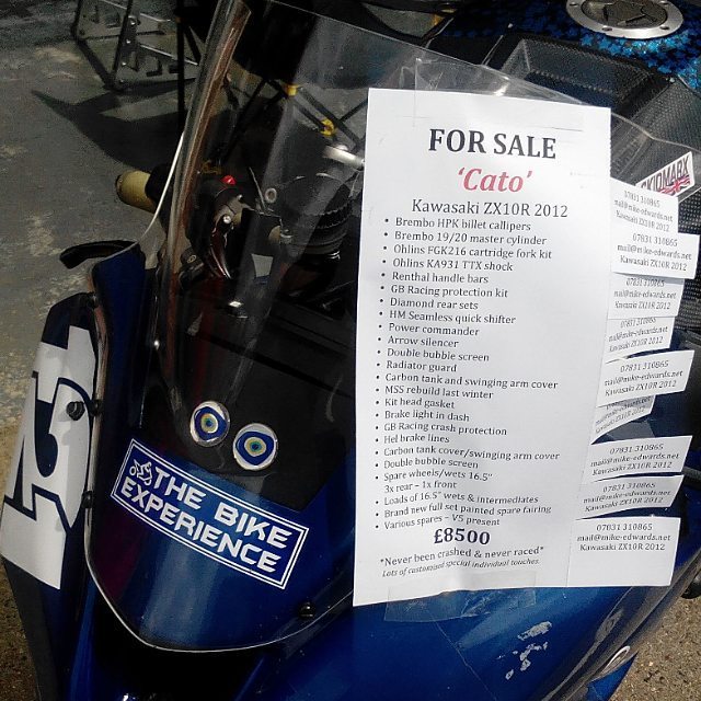 no1bloke's tweet photo. #sadeyes #forsale #Kawasaki #ZX10 #neverRacedorRallied #lotsofextras #specialtouches #faithfullmanservant #Cato #โฆ https://t.co/wjFRryF1TS https://t.co/fPel10j2XJ