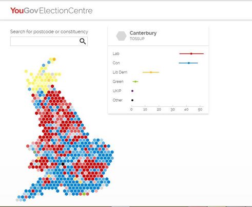 juliewassmer's tweet photo. NEW YouGov poll puts #Labour AHEAD in #Canterbury/#Whitstable constituency! A vote for #LibDems or #Greens here is a vote for #Tories. RT https://t.co/m9BMNDggve