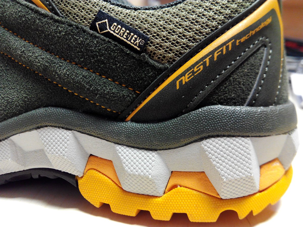 TrekstaES's tweet photo. Detalles de nuestro modelo Libero GTX Mustard. Calzado para esta temporada #SS17 que incluye #Nestfit #Goretex e #hypergrip 🤓 #outdoor https://t.co/lvGWXfraFD