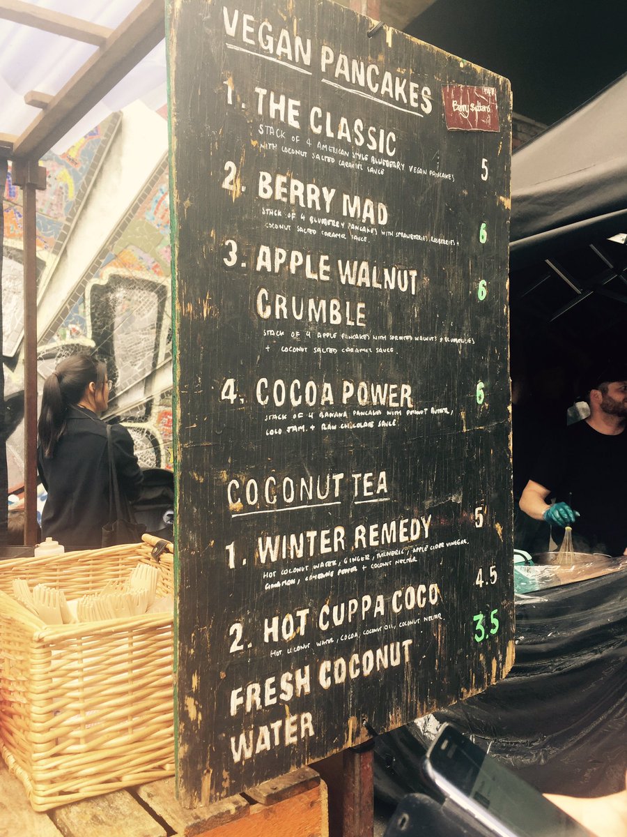 THE best pancakes ever!! Awesome job <a href="/bennybuttonstea/">OSU Coconuts</a> ❤️ 🥞 #vegan #glutenfree #AllTheTaste #BrickLaneMarket