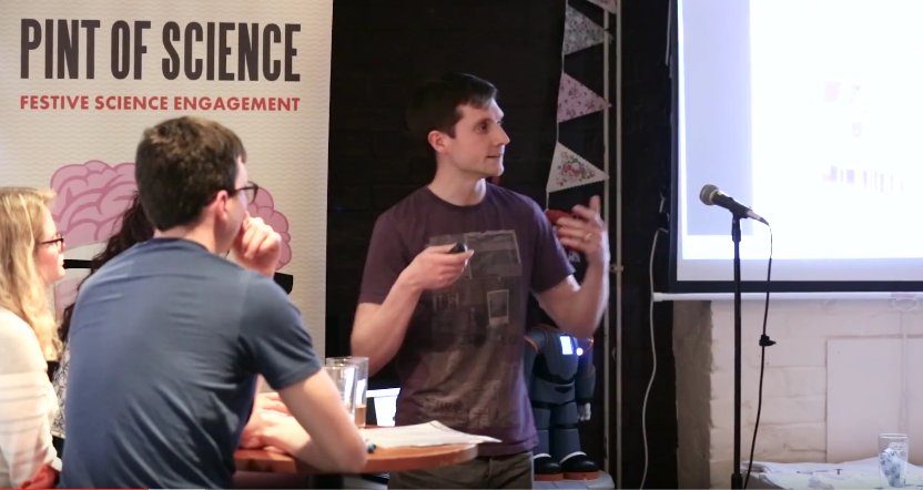 socialemotions's tweet photo. Video from my @pintofscience talk on social robotics is now up! Find out how children will treat robots as people: https://t.co/X0SuCR99lh https://t.co/gtdZ7WxRLE