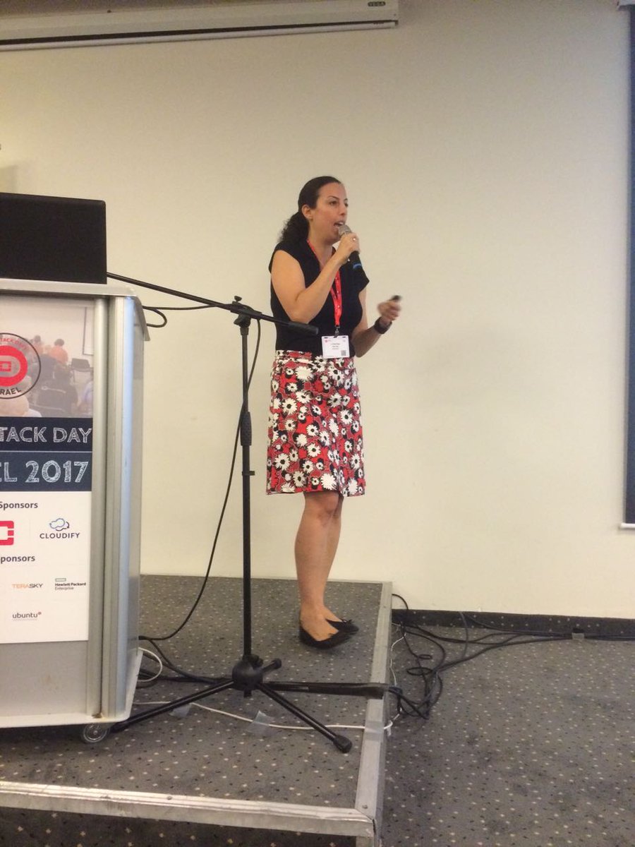 CloudNativeIL's tweet photo. Powerhouse @Livnat_Peer of @RedHatNews talks superfluidity in #edge computing #openstackIL #OpenStack https://t.co/EJh0JEYFkQ