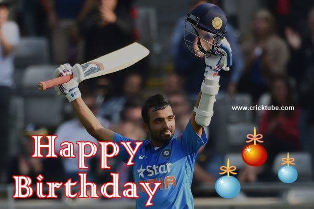 CRICKTUBE family wishes
VERY HAPPY BIRTHDAY , AJINKYA RAHANE 