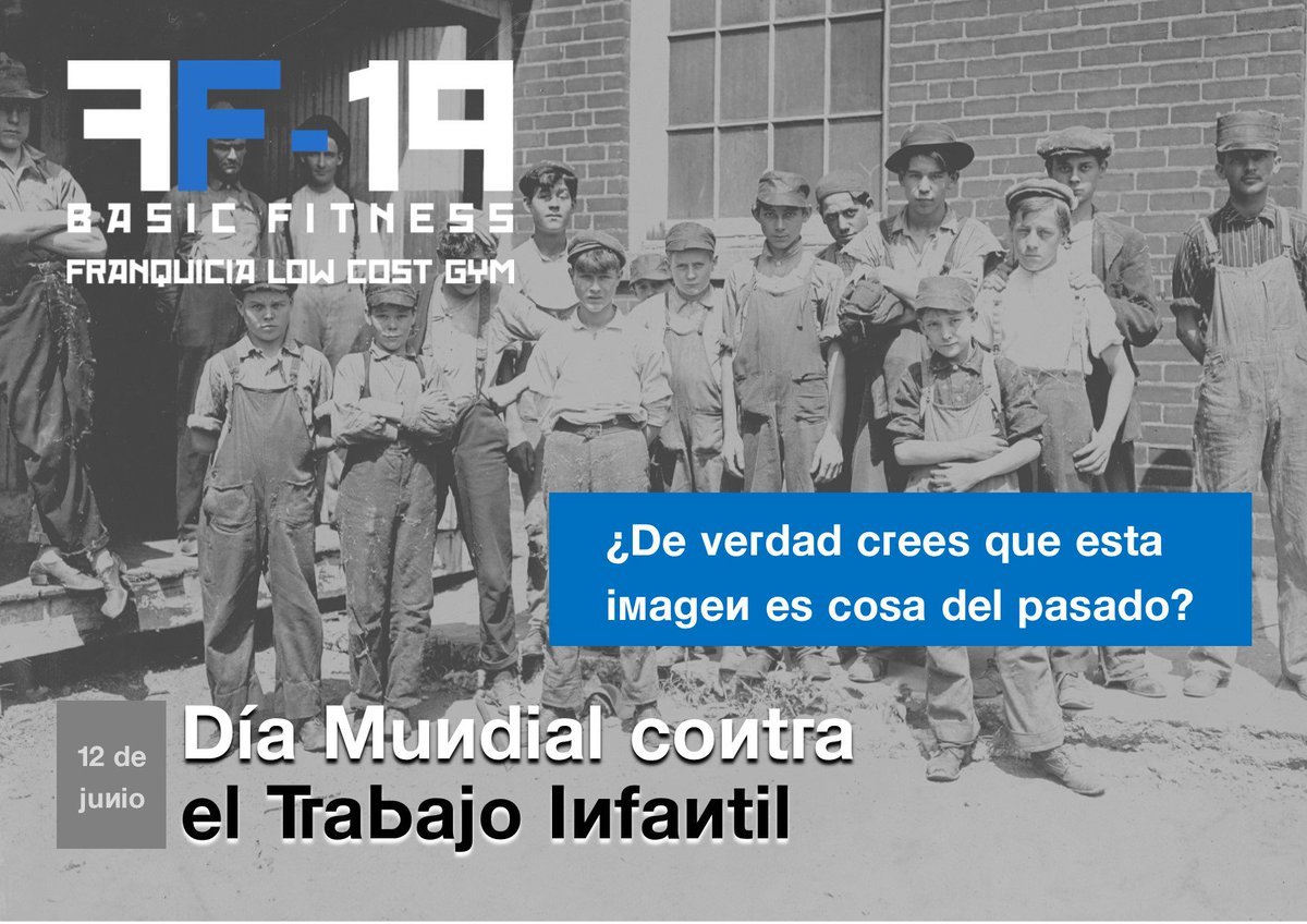 F19BASICFITNESS's tweet photo. #DIAMUNDIALCONTRAELTRABAJOINFANTIL #FITNESS #MADRID https://t.co/pK42DhoKZg