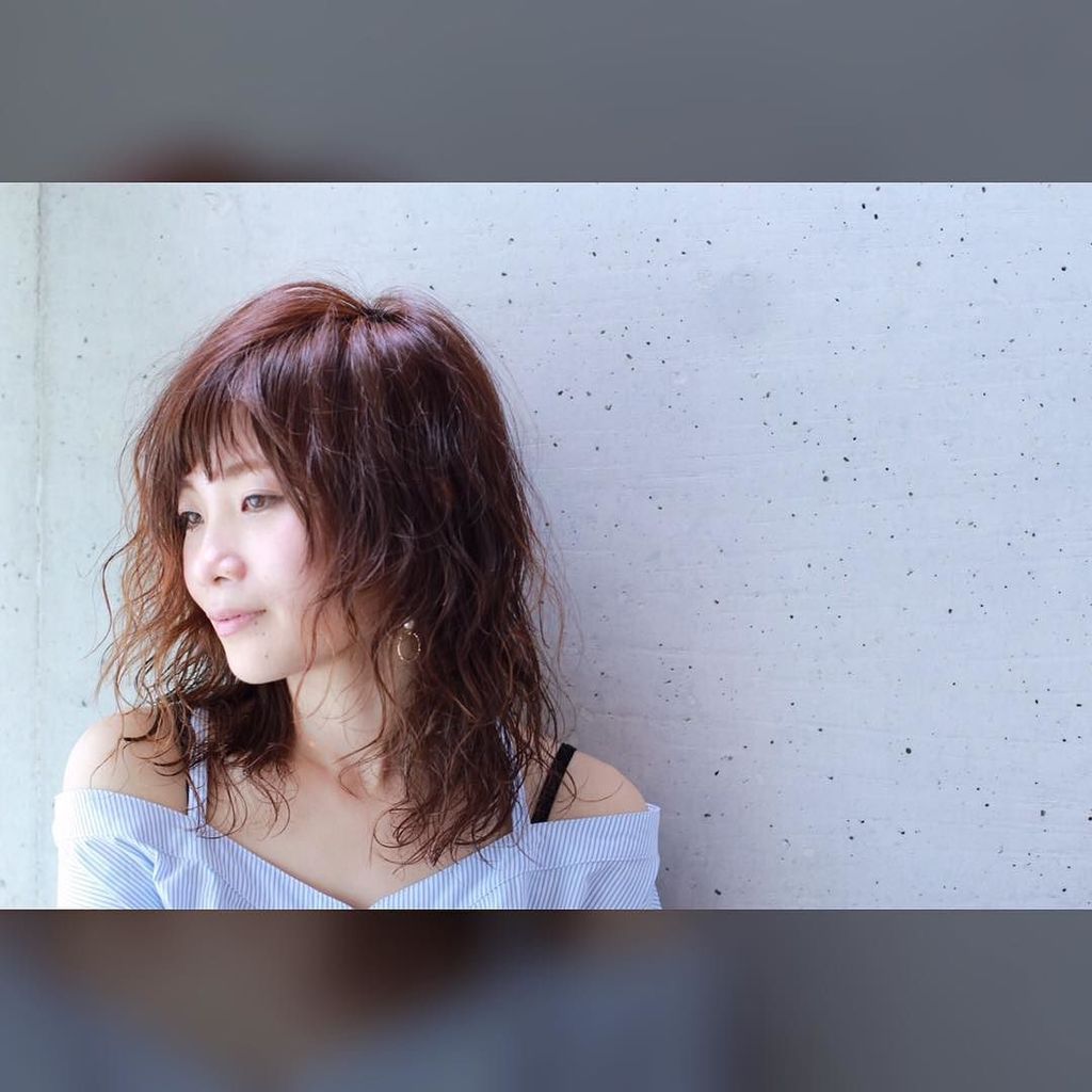 外人風パーマ 外人風パーマ