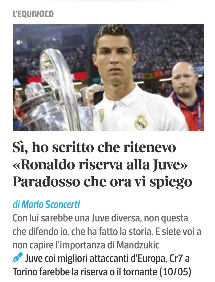 DropTheGrappa's tweet photo. Non contento della stronzata detta su uno dei calciatori più forti nella storia del calcio, ora #Sconcerti ce la deve anche spiegare https://t.co/YE81jGlKUH