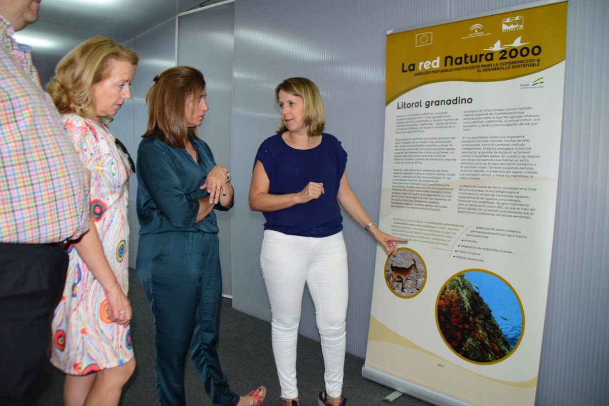 Hoy celebramos el #DiaMundialdelMedioAmbiente con la inauguración en la #CostaGranada de la exposición Red Natura 2000