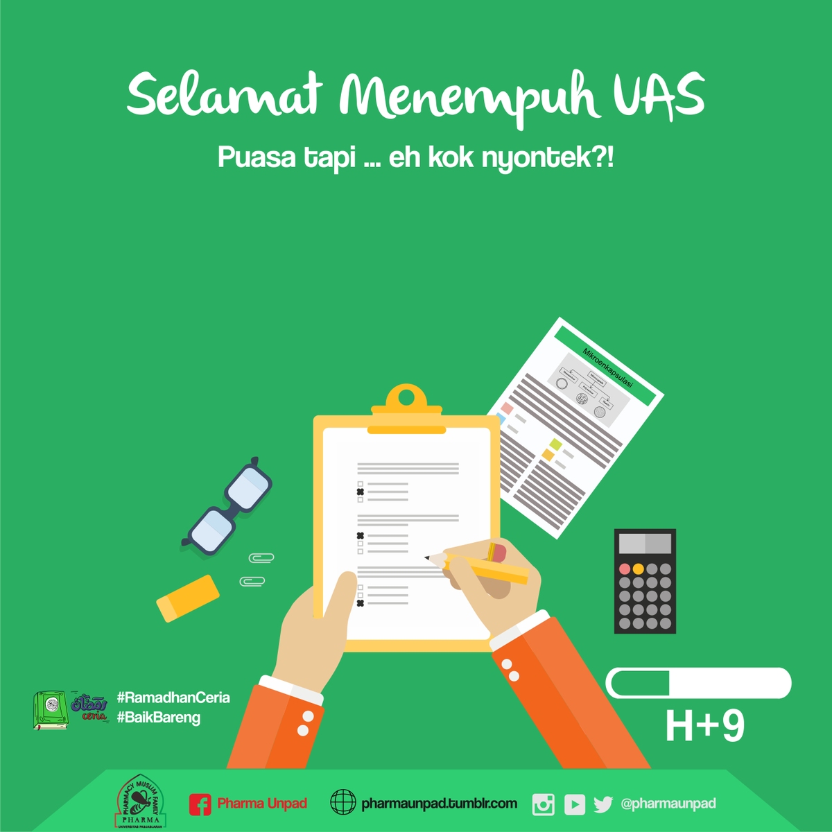 Selamat menempuh UAS :)

Eh kok loh kok kok, loh ...

Selanjutnya goo.gl/M4PQP6

#RamadhanCeria
#BaikBareng