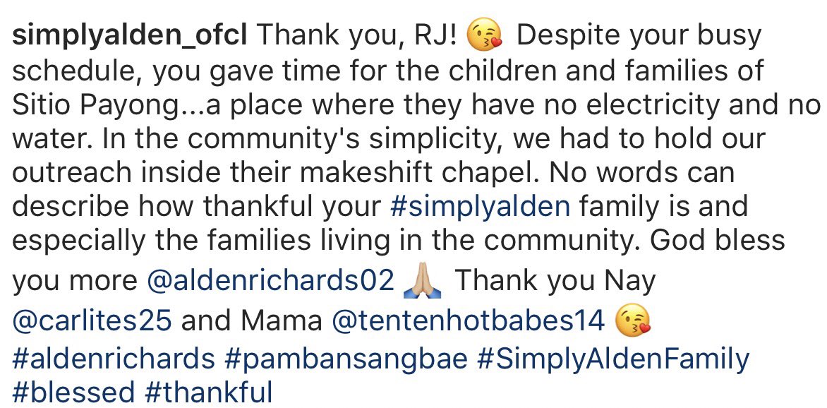 SimplyALDENofcl's tweet photo. Thank you @aldenrichards02 😘 Your SimplyAlden family loves you. God bless you even more.🙏🏼❤️

#ALDUBIrreplaceable https://t.co/V9S3aGt33p