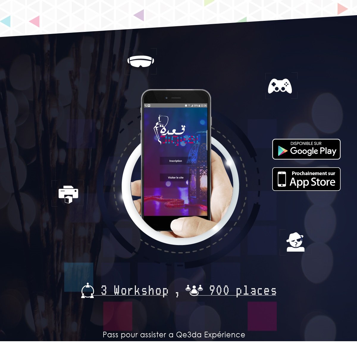 Qe3daDigital's tweet photo. Toujours pas inscrit à #Qe3daExperience? RDV sur notre appli :D 
https://t.co/RasNDhZECJ 
https://t.co/wgLsTfn3YD 
#Qe3daDigital https://t.co/IphXeakiif