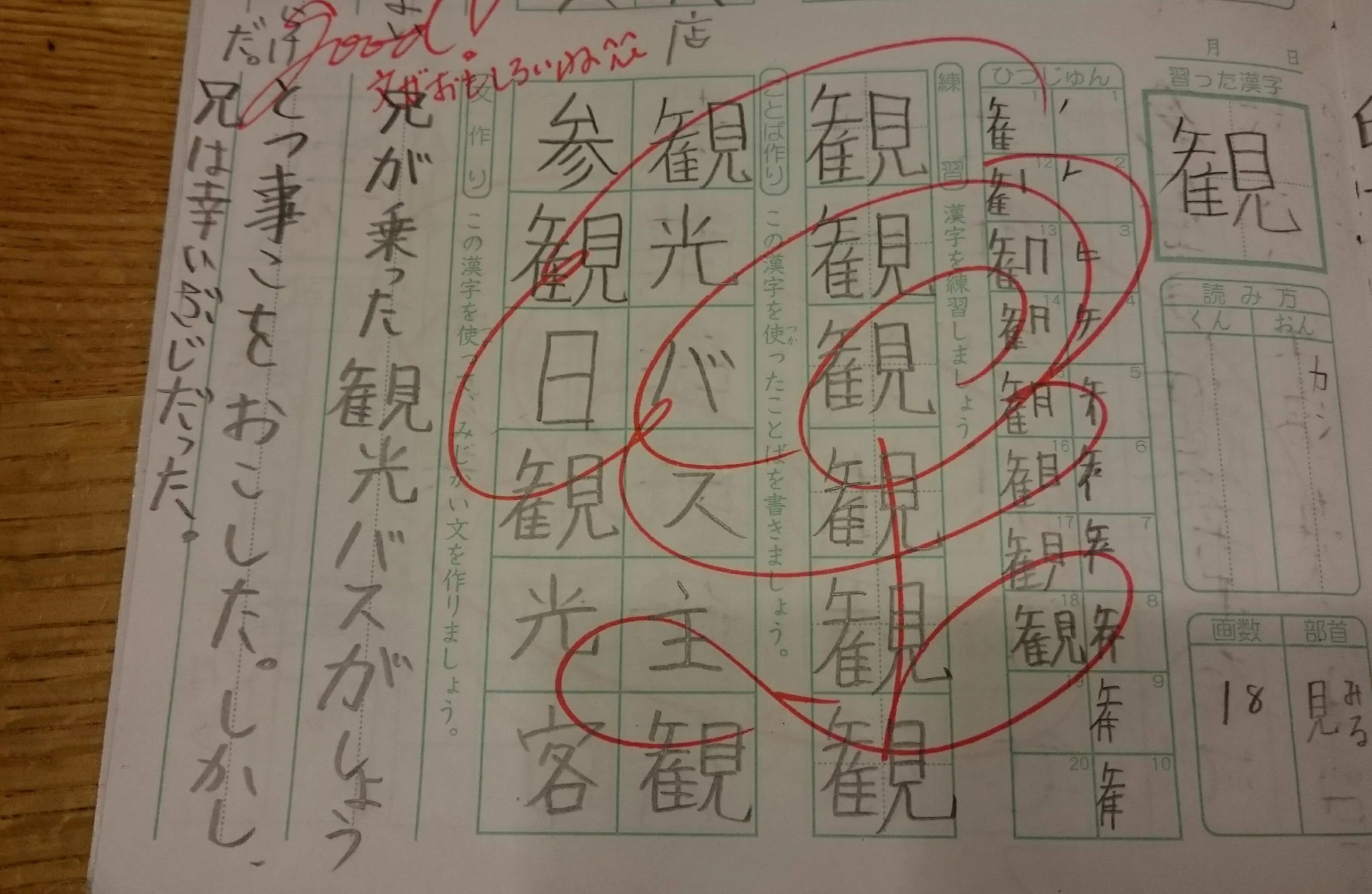 漢字一文字を使って作文を作る！娘の才能が開花している文章に注目！