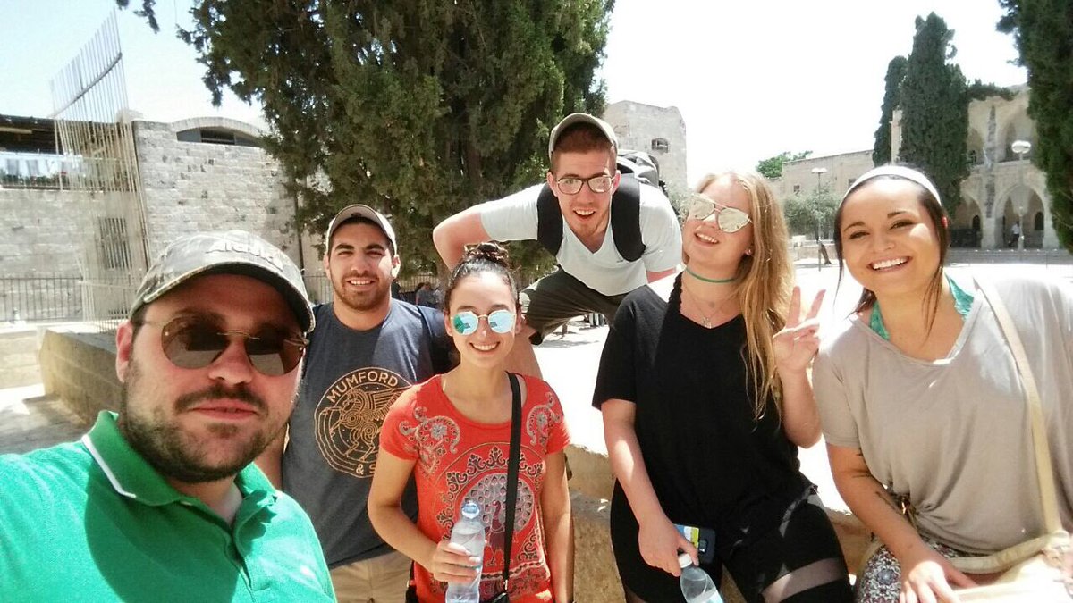 videoactivism's tweet photo. Day 1! Let the fun begin!!! #triptime with @StandWithUs https://t.co/eQA4Kjc8pQ