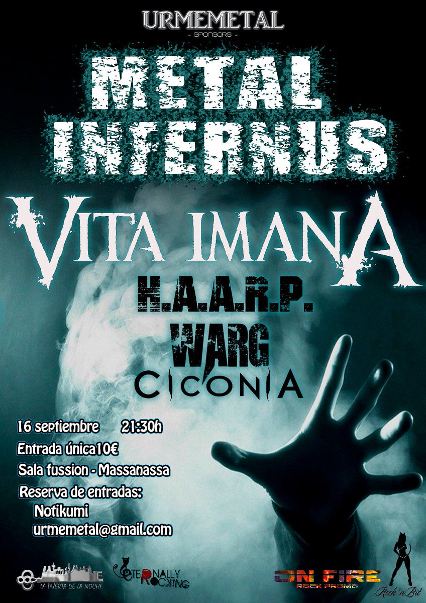 HaarpThrash's tweet photo. Bombazo!! Nos vemos el próximo día 16 de septiembre... Si sois valientes, claro... Thrashhhhhhhhhhh!! https://t.co/VZjaWyM8uf
