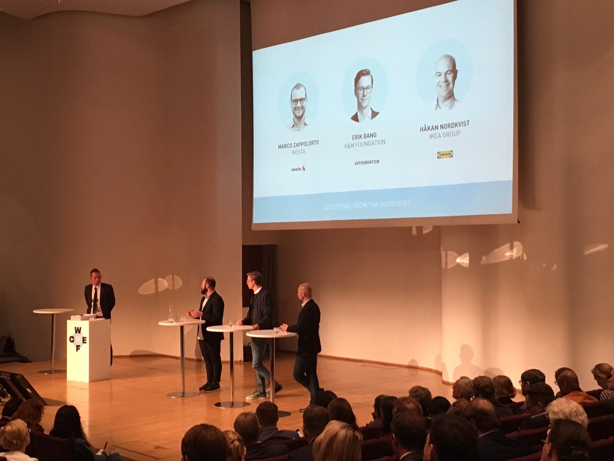 #WCEF2017 @GlblChangeAward and IKEA promoting innovation challenges as a way to accelerate implementation of a #circulareconomy