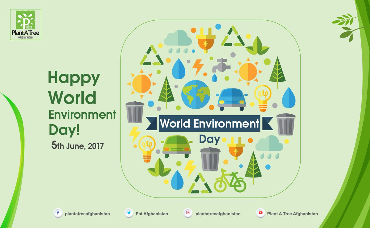 PATAfghanistan's tweet photo. Happy World Environment Day! 5th June 2017
#PlantATreeAfghanistan #PATA #PATAfghanistan #environment
#environmentworldday https://t.co/hZUyB3XJ9S