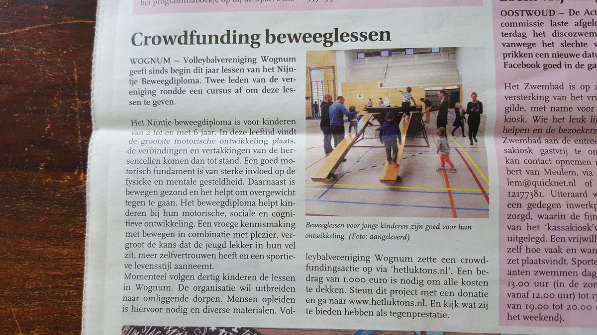 Kinderen verantwoord laten bewegen? Het nijntjediploma in Wognum: hetluktons.nl/nl/projects/ni… @wognumactueel @WognumOnline