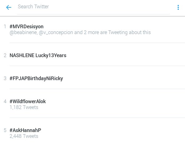 MVSRAviona's tweet photo. Top spot!!! ❤ #MVRDesisyon https://t.co/pdN30Sq0up