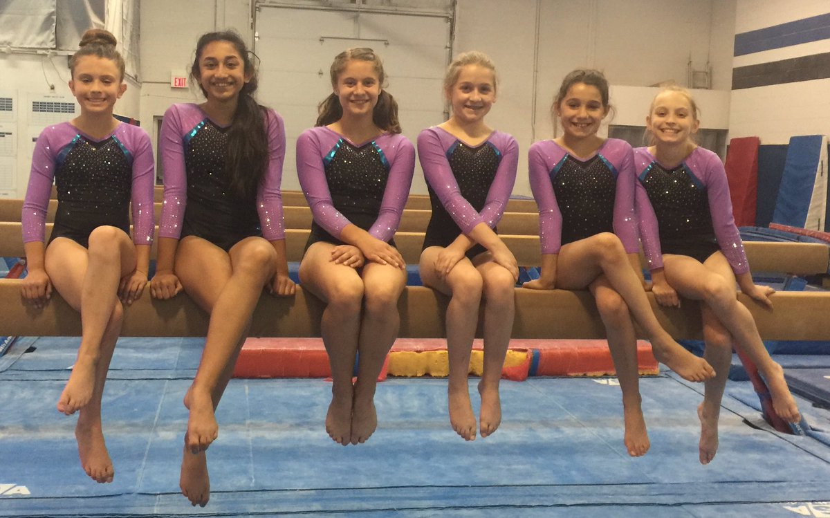 ActionGymDarien's tweet photo. Im very proud that all our girls qualified in the Aerial Meet!  From left to right-Elaine, Sharonee, Holly Jo, Emily, Natalie, Avery. https://t.co/QMSvntTS4Q