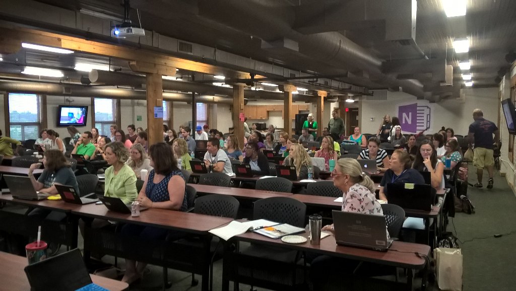 BSmrstick's tweet photo. HCPS MIE 3 Day TA 17 is underway at #CTechEd in Tampa Fl. #hcpsteach #MicrosoftEdu #NCCEChat https://t.co/yXwIuKnpHf