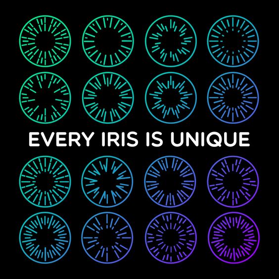 Why do they using iris scanning as a security system? Because... #iris #unique #beautiful #security #securityscanning #individuality