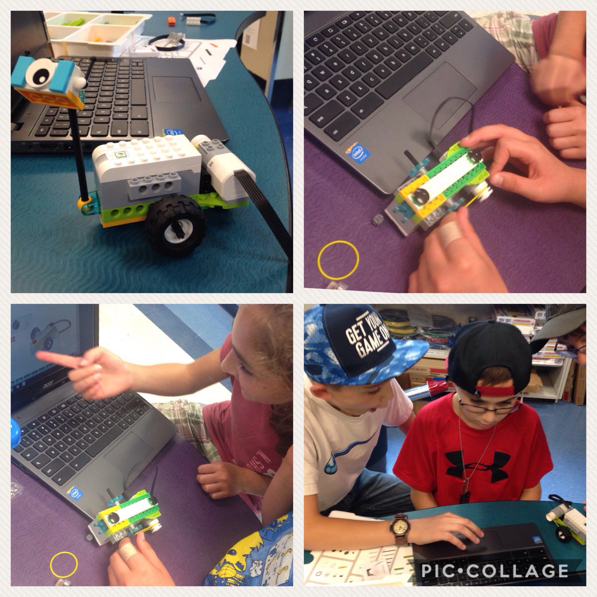 julieannlord's tweet photo. Creating, building and programming! 5th graders are exploring robotics with #LegoWeDo #RSSThinkTank @mrspattersongr5 @RussellStSchool https://t.co/43qydZF8p2