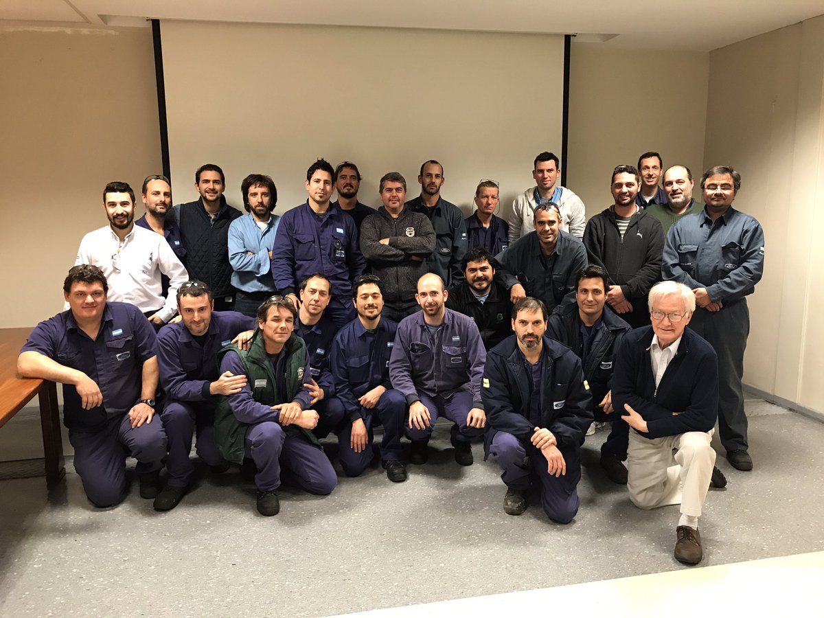 CTRL_Latam's tweet photo. Curso de Certificación de Ultrasonido CAT I bajo ISO 18436:8 con el personal de mantenimiento de FORD planta Pacheco en BsAS, Argentina https://t.co/LaR4ESkwfo