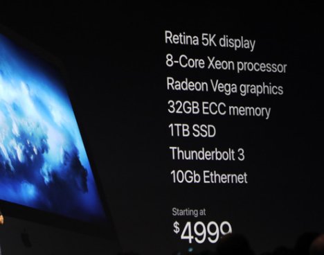 CastigliMirella's tweet photo. #iMacPro con display #Retina5K. #WWDC17 https://t.co/YkIW2KRkl8
