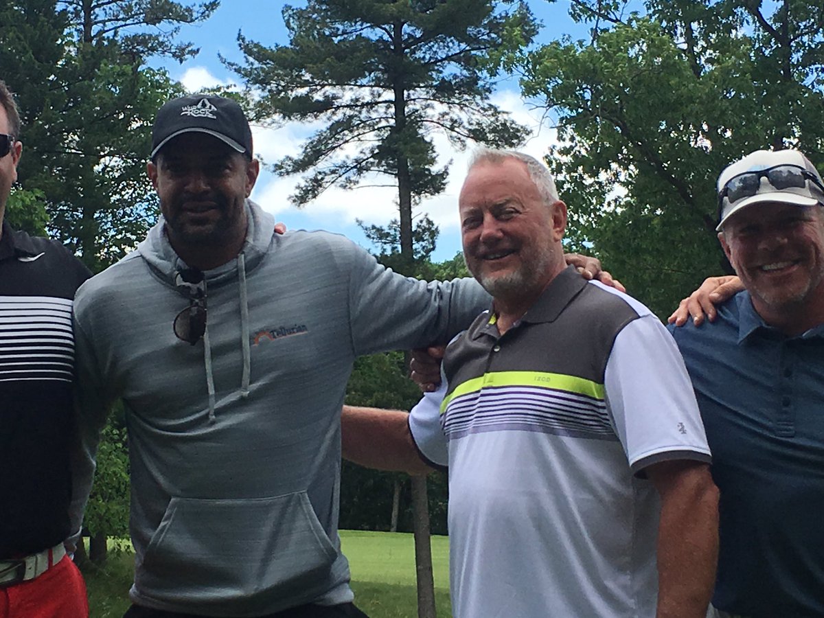 DrewOlsonMKE's tweet photo. Today @thebig920, a special version of @TheEndZone86 live from @TellurianInc golf outing @WildRockGolf. https://t.co/Ou2GDUhWkf