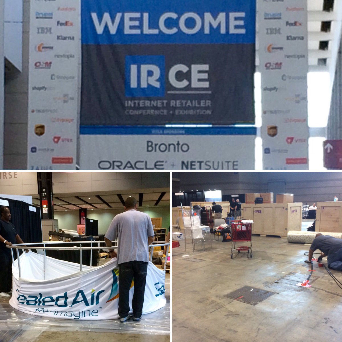 SealedAirBrand's tweet photo. We're here! Excited for #IRCE2017 and sharing insights on scaling and optimizing your fulfillment process. Visit booth 1919! #SEEatIRCE https://t.co/jvEutvT3Z2