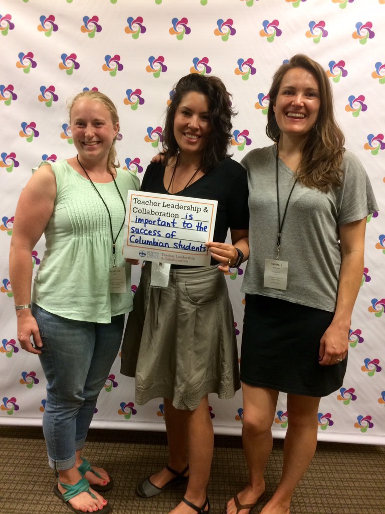 TLC_DPS's tweet photo. "Teacher Leadership &amp; Collaboration is important to the success of Columbian students." #tlcdps #teamdps https://t.co/bhaGWhN908